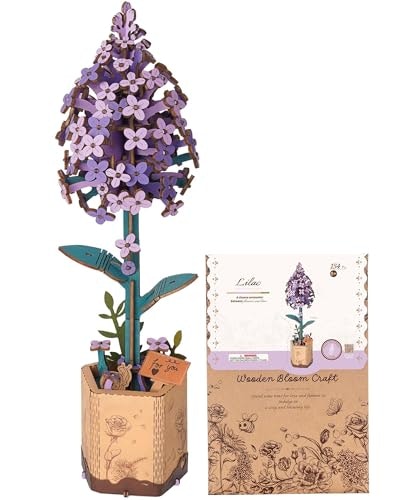 Wowood 3D Lilac Wooden Flower Puzzle 154-Piece Set: $12.99 Wowood 3D Lilac Wooden Flower Puzzle 154-Piece Set: $12.99