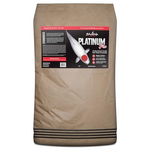 Blue Ridge Koi Platinum Pro 41% Protein Fish Food 50-lb Bag: $225.76 Blue Ridge Koi Platinum Pro 41% Protein Fish Food 50-lb Bag: $225.76