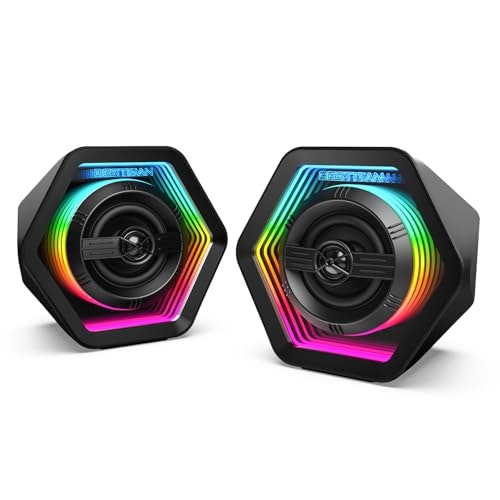 50W RGB Bluetooth Desktop Gaming Speakers: $52.68 50W RGB Bluetooth Desktop Gaming Speakers: $52.68