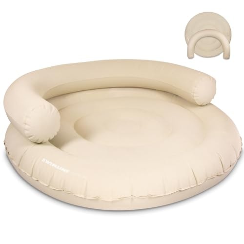 Swimline 60-inch Fabric Covered Pool Lounger: $18.69