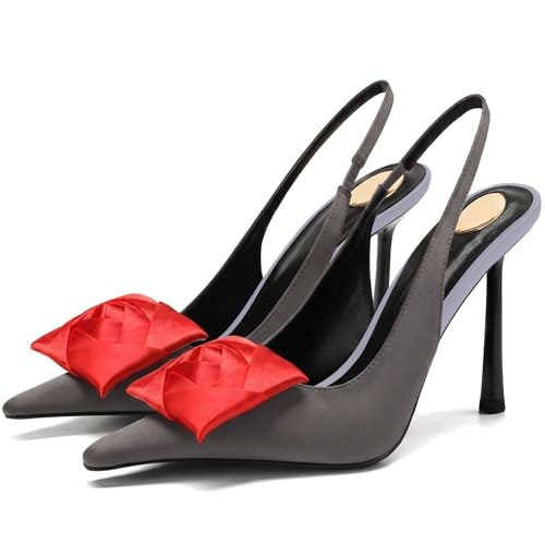 Rogerdream Women's 4.3-Inch Flower Slingback Stiletto Pumps: $48.44 Rogerdream Women's 4.3-Inch Flower Slingback Stiletto Pumps: $48.44