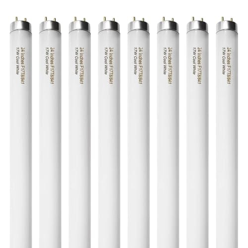 Konideke F17T8 24-Inch 17W Fluorescent Tube Light 8-Pack: $25.23 Konideke F17T8 24-Inch 17W Fluorescent Tube Light 8-Pack: $25.23