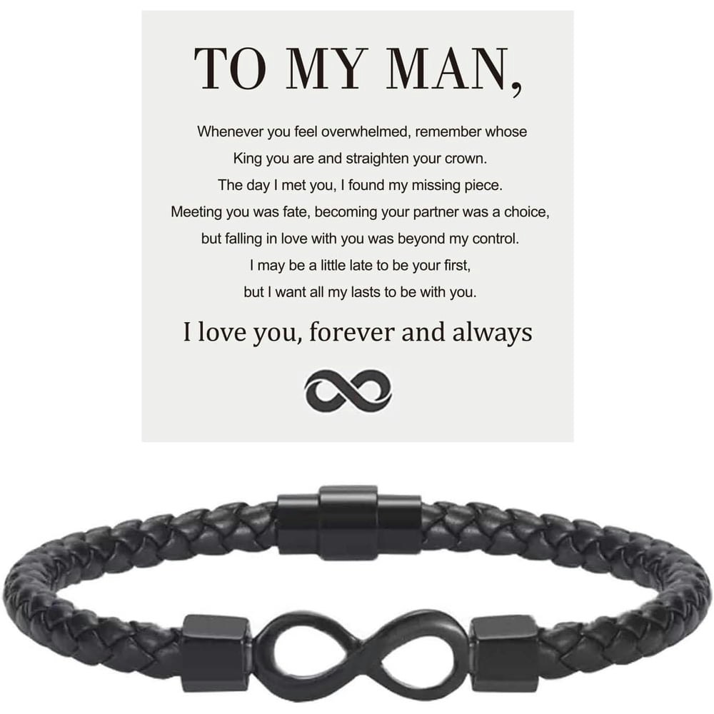 Infinity Leather Bracelet: $12.99 Infinity Leather Bracelet: $12.99