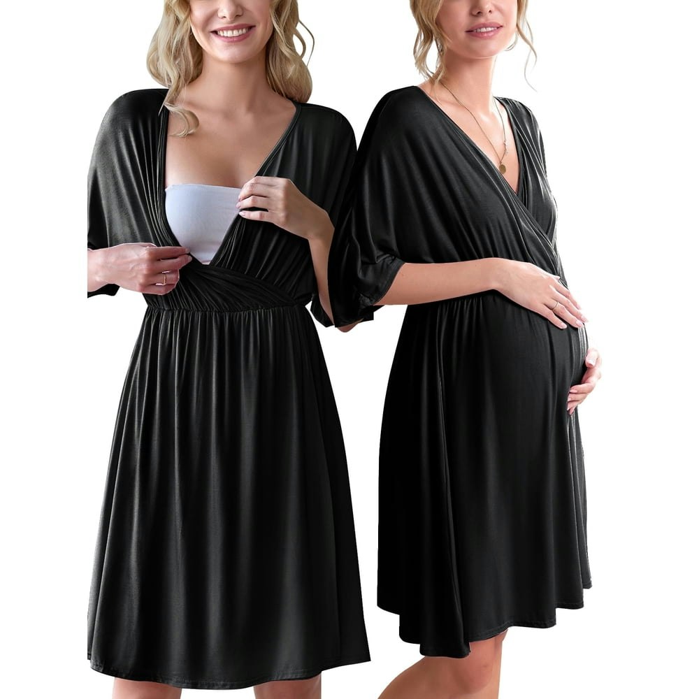 Avidlove Maternity Nursing Nightgown and Delivery Gown: $24.99 Avidlove Maternity Nursing Nightgown and Delivery Gown: $24.99