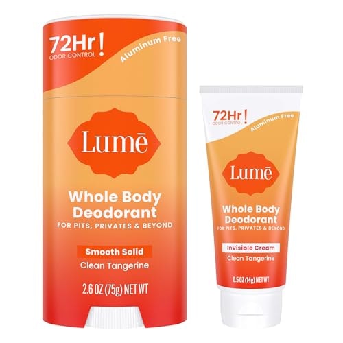 Lume Whole Body Deodorant Cream and Stick Bundle: $16.98