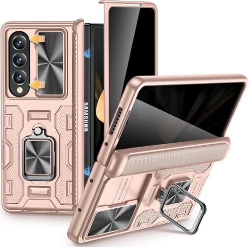 Vego Galaxy Z Fold 4 Case with Kickstand and Screen Protector: $27.19