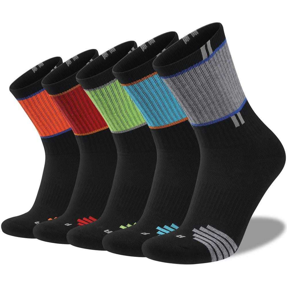 Cooplus Men's Hiking Crew Socks 5-Pair Pack: $12.99 Cooplus Men's Hiking Crew Socks 5-Pair Pack: $12.99