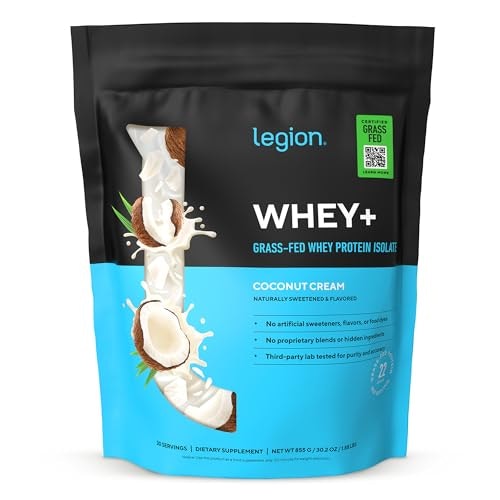 Legion Whey+ Isolate Protein Powder 30-Servings: $55.22 Legion Whey+ Isolate Protein Powder 30-Servings: $55.22