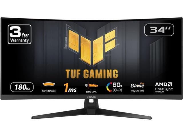 Asus TUF Gaming 34" Ultrawide 1440p HDR IPS LED FreeSync Curved Monitor: $292.19 Asus TUF Gaming 34" Ultrawide 1440p HDR IPS LED FreeSync Curved Monitor: $292.19