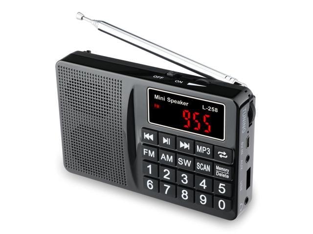 Portable Digital AM FM SW Radio and MP3 Player: $53.99