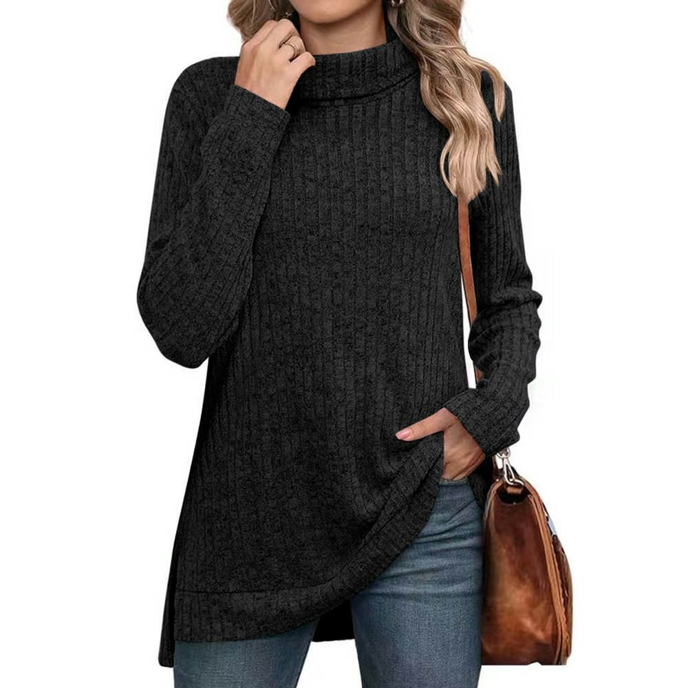 Shibever Women's Turtleneck Long Sleeve Tunic Sweater: $13.99 Shibever Women's Turtleneck Long Sleeve Tunic Sweater: $13.99