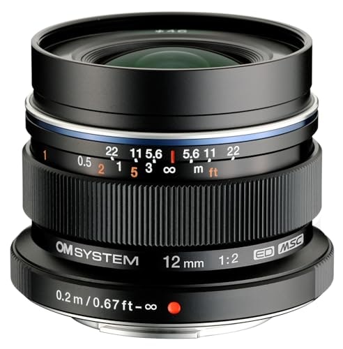 OM System M.Zuiko Digital ED 12mm f/2.0 Wide Angle Lens: $470.24
