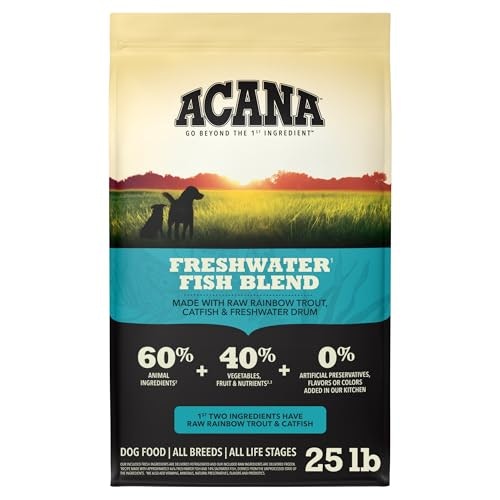 Acana Freshwater Fish Grain Free Dry Dog Food 25lb Bag: $59.88 Acana Freshwater Fish Grain Free Dry Dog Food 25lb Bag: $59.88