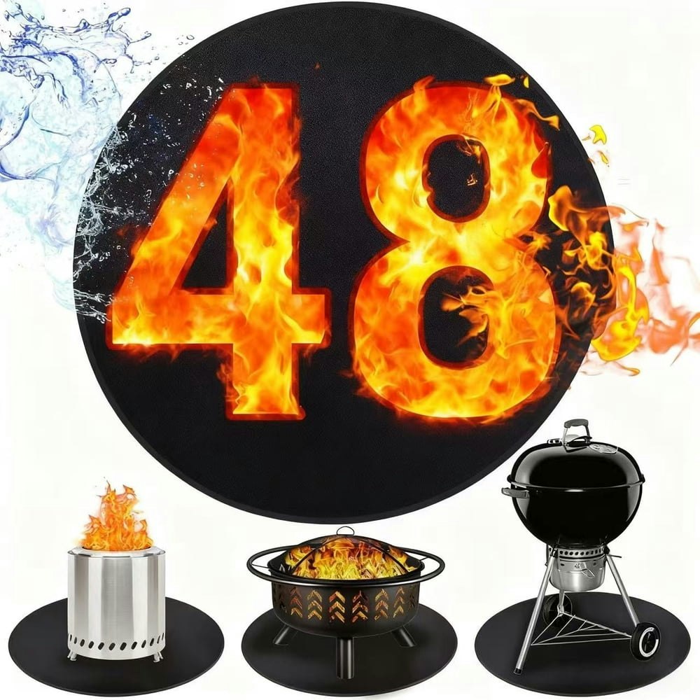 48-inch Fireproof Under Grill Mat: $20.70 48-inch Fireproof Under Grill Mat: $20.70