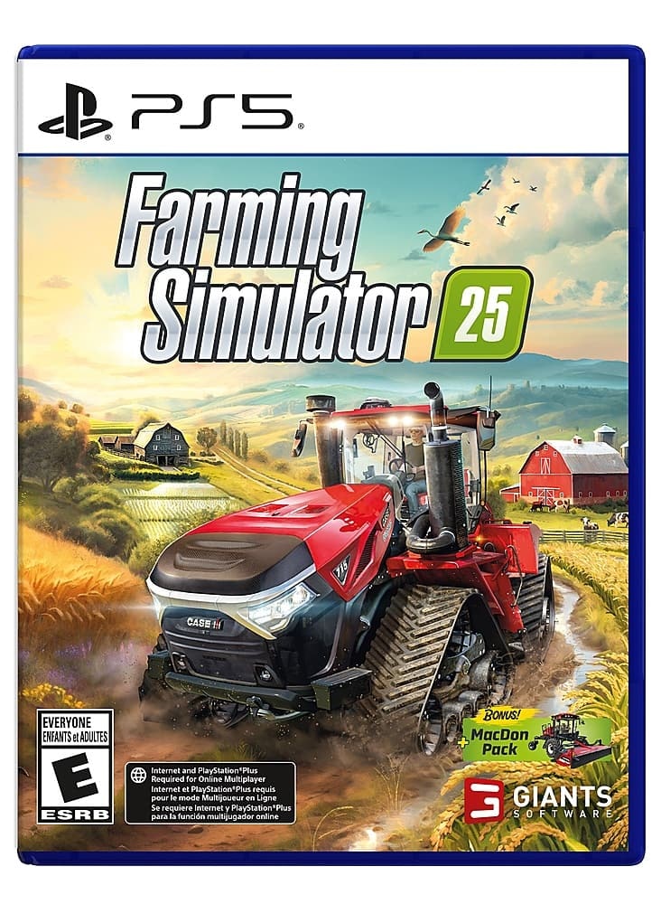Farming Simulator 25 for PlayStation 5: $39.99 Farming Simulator 25 for PlayStation 5: $39.99