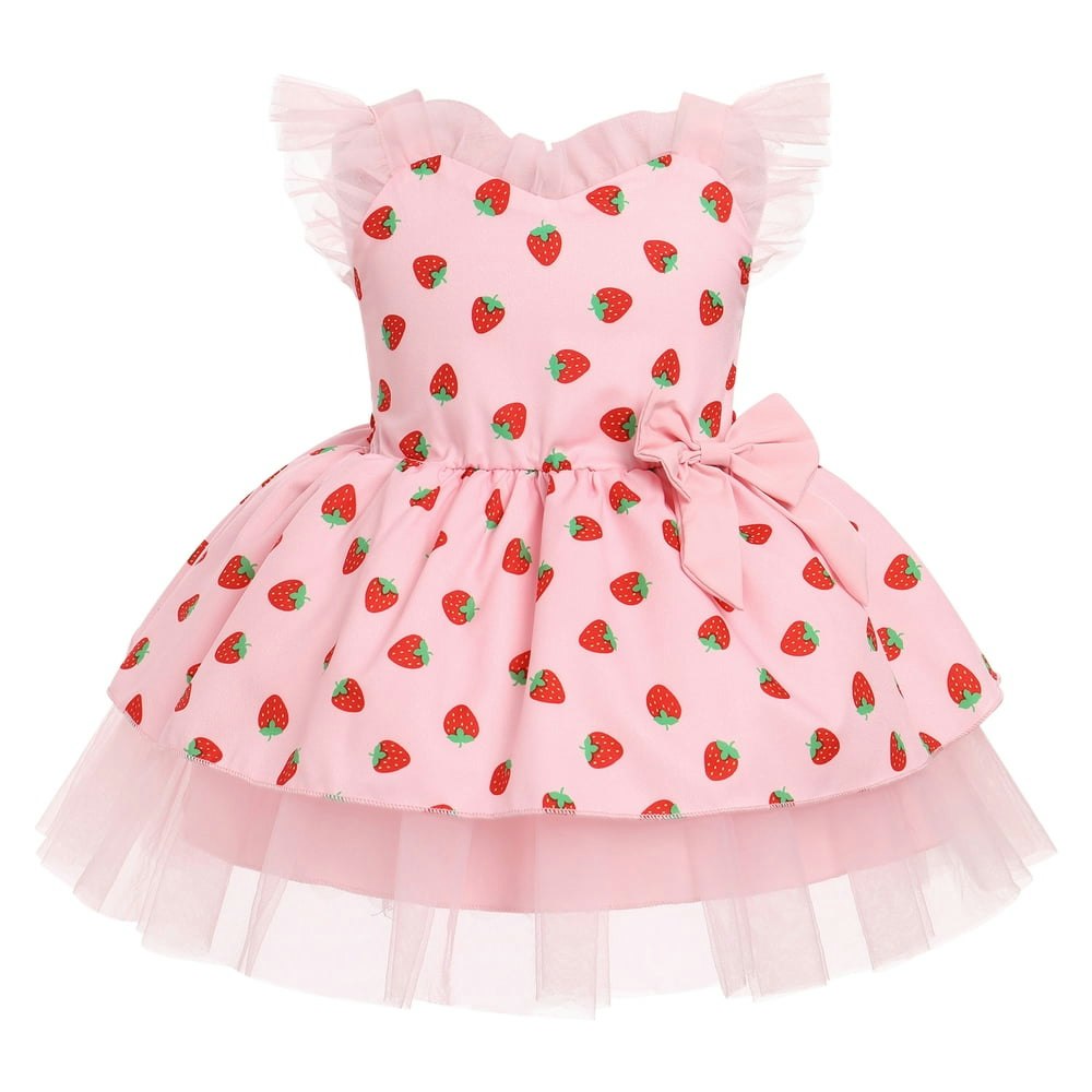 Ibtom Castle Toddler Girls Strawberry Princess Dress: $15.99 Ibtom Castle Toddler Girls Strawberry Princess Dress: $15.99