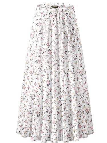 Nashalyly Women's Chiffon High Waist Pleated A-Line Maxi Skirt: $16.99 Nashalyly Women's Chiffon High Waist Pleated A-Line Maxi Skirt: $16.99