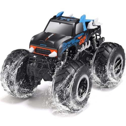 Threeking 1:16 Amphibious Remote Control Monster Truck: $33.99