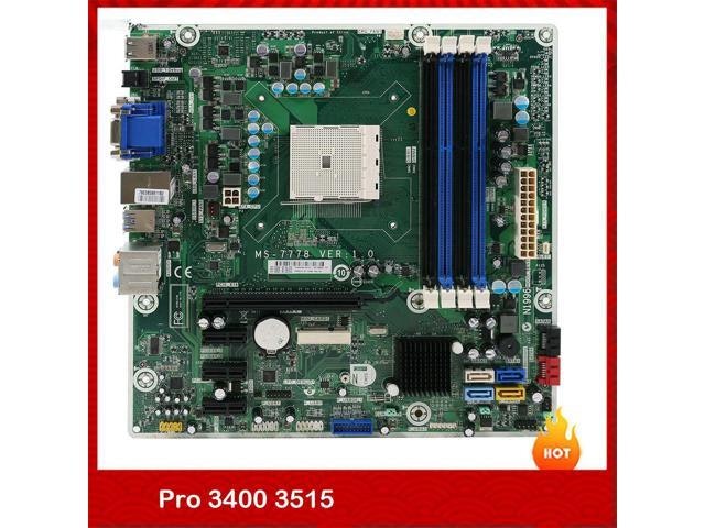 HP Pro 3400 3515 MS-7778 Desktop Motherboard: $89 HP Pro 3400 3515 MS-7778 Desktop Motherboard: $89