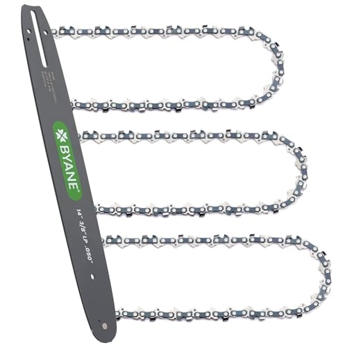 Byane 14-inch Chainsaw Bar and Chain Combo: $29.74 Byane 14-inch Chainsaw Bar and Chain Combo: $29.74