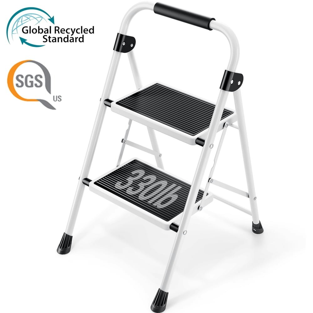 Kingrack 2-Step Folding Step Stool: $36.99