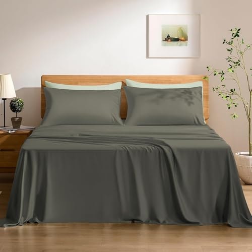 Tosmo 4-Piece Bamboo Cooling King Bed Sheet Set: $95.51 Tosmo 4-Piece Bamboo Cooling King Bed Sheet Set: $95.51