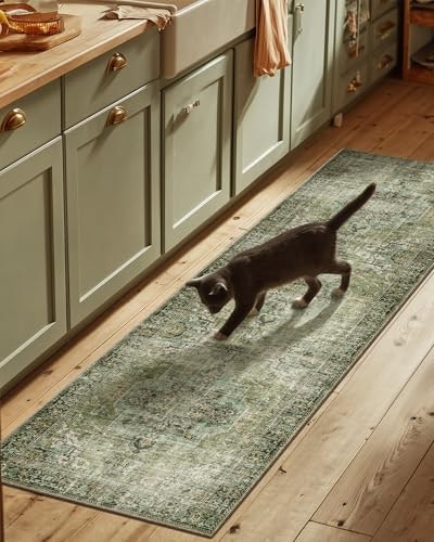 2'6" x 8' Machine Washable Kitchen Runner Rug: $29.79