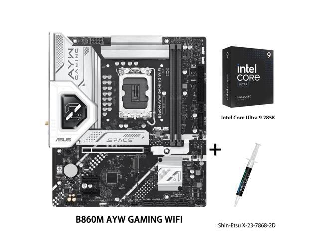 Asus B860M AYW Gaming WiFi Motherboard and Intel Core Ultra 9 285K Processor Combo: $1,299.99 Asus B860M AYW Gaming WiFi Motherboard and Intel Core Ultra 9 285K Processor Combo: $1,299.99