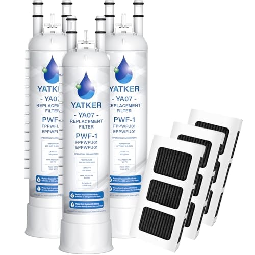 Yatker Water and Air Filter Replacement 6-Pack: $39.08