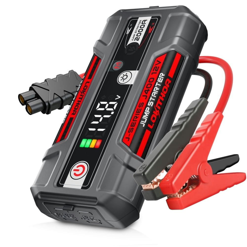 Lokithor J400 2,000A Car Jump Starter: $39.95
