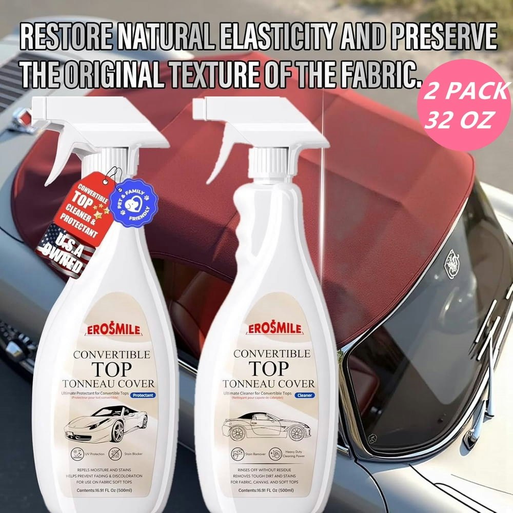 Convertible Top Cleaner and Protectant 32-oz. 2-Pack: $25.98
