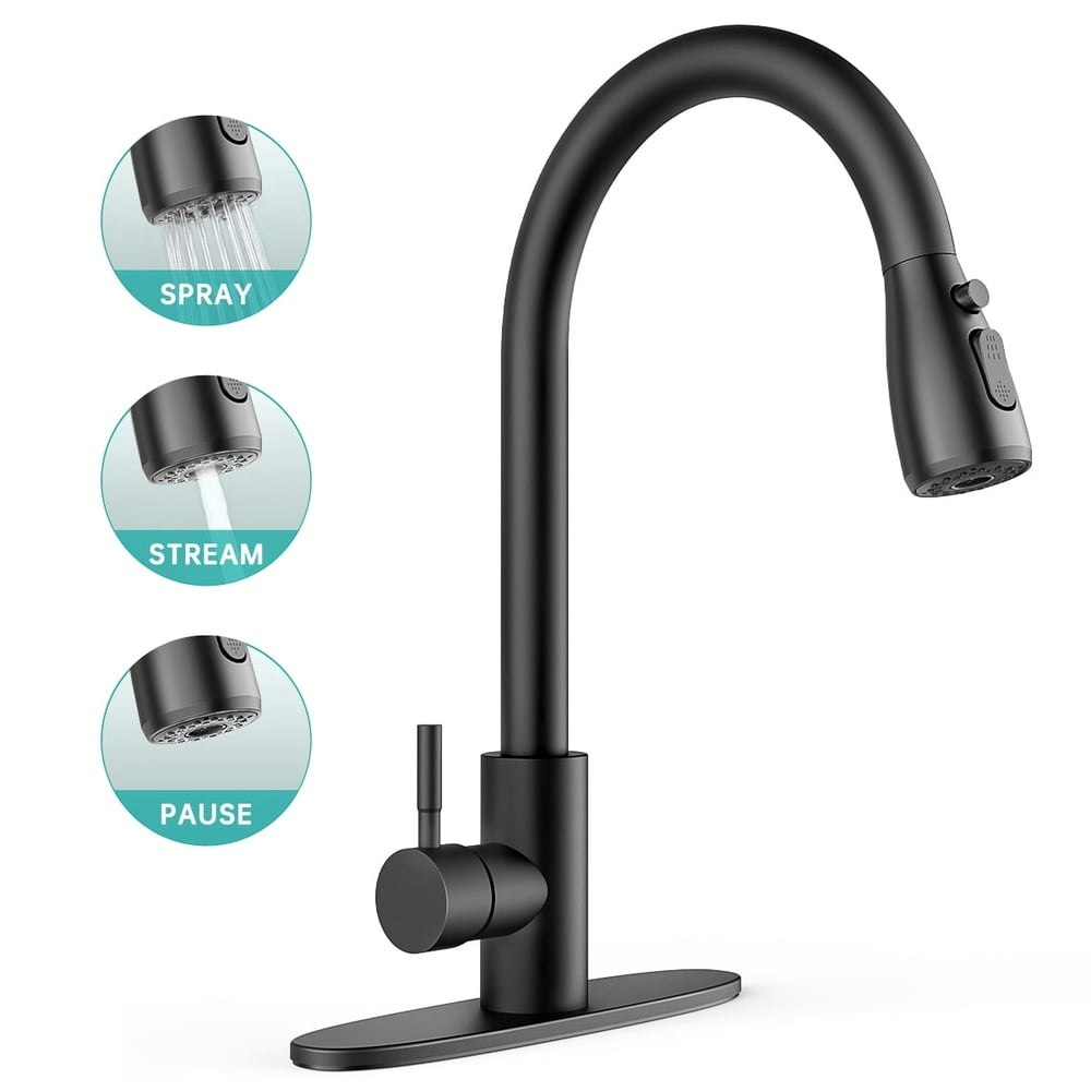 Kitchen Sink Faucet with Pull Down Sprayer: $29.69 Kitchen Sink Faucet with Pull Down Sprayer: $29.69