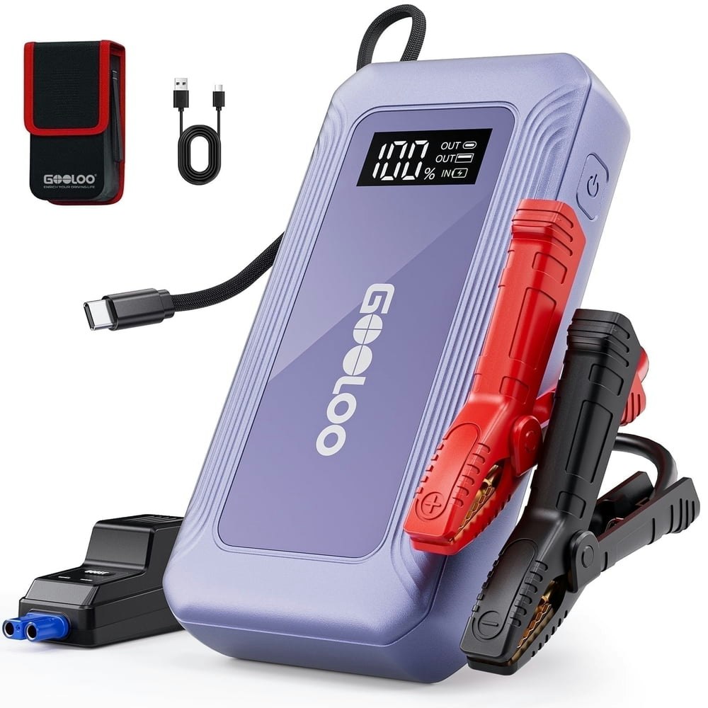 Gooloo 3,000A Jump Starter: $62.99