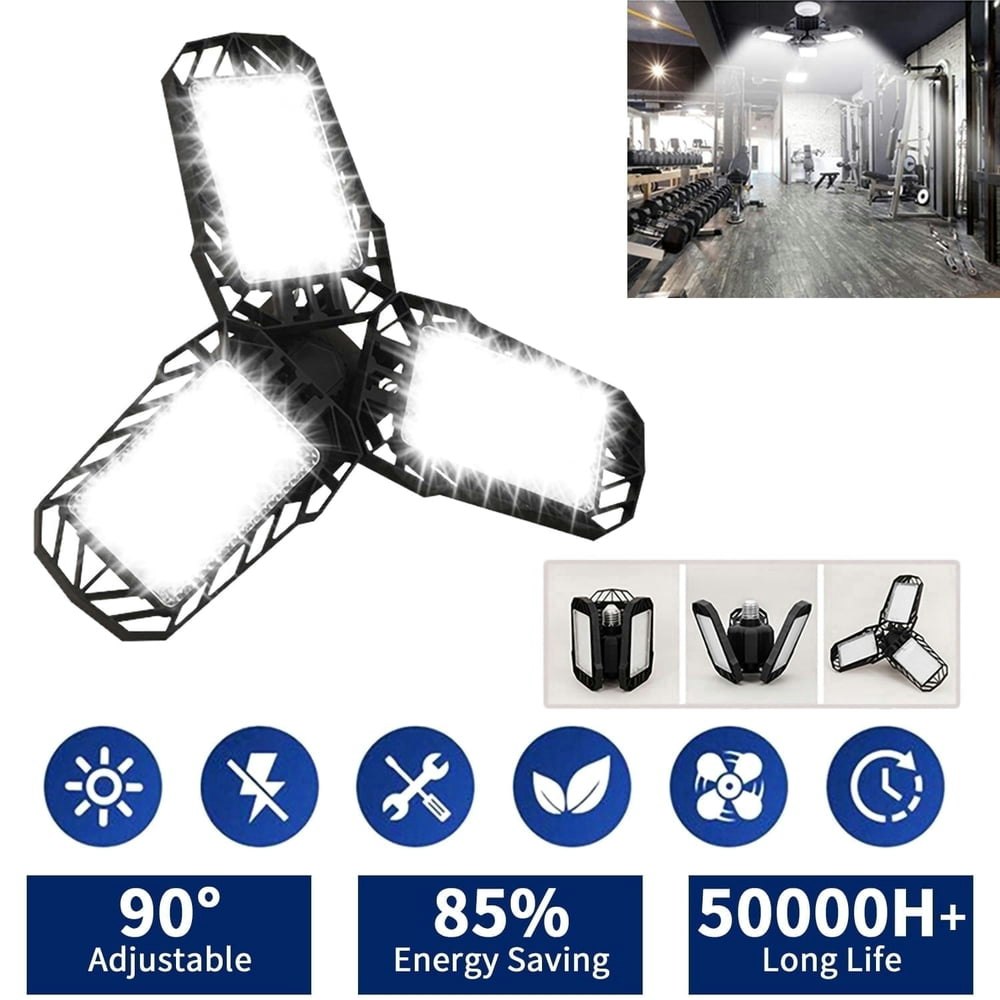 Irtto 220W Deformable LED Garage Light: $12.59 Irtto 220W Deformable LED Garage Light: $12.59