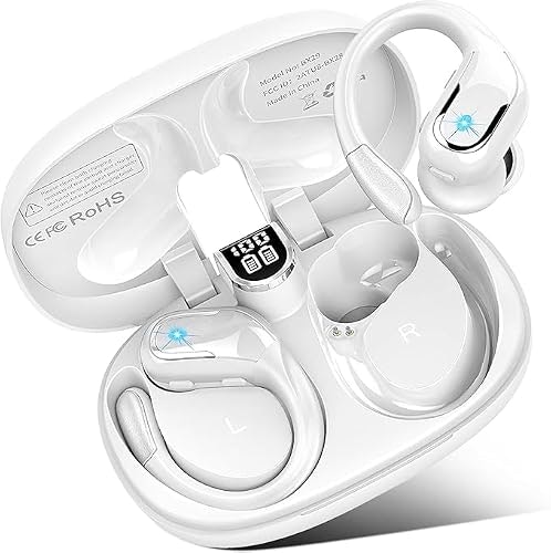 Wireless Earbuds with Earhooks: $19.98