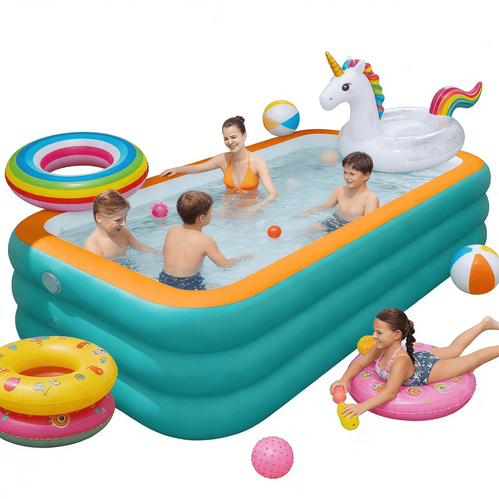 120" x 71" x 23" Inflatable Swimming Pool: $59.99 120" x 71" x 23" Inflatable Swimming Pool: $59.99