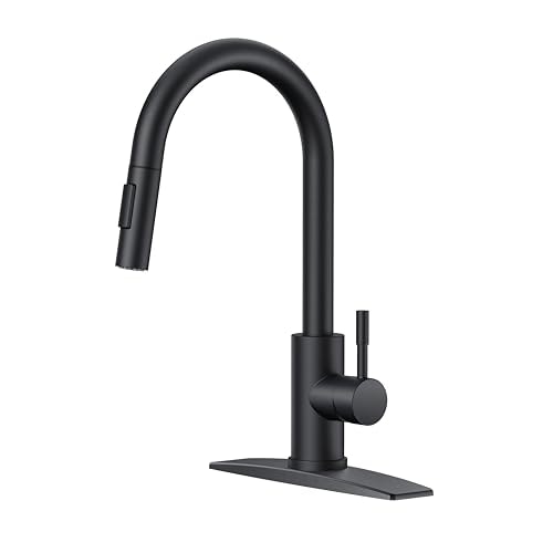 Forious Kitchen Sink Faucet with Pull Down Sprayer: $47.87