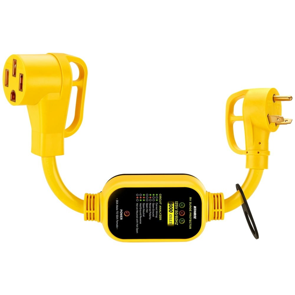 Kohree 30A to 50A RV Surge Protector Adapter: $37.99 Kohree 30A to 50A RV Surge Protector Adapter: $37.99