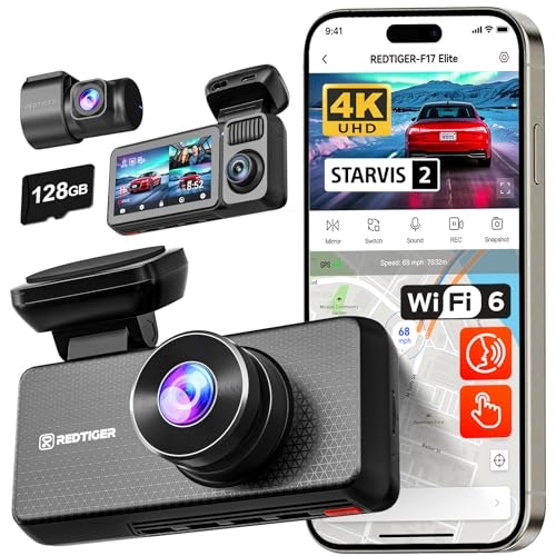 Redtiger F17 Elite 4K 3-Channel Dash Cam 128GB Bundle: $239.98 Redtiger F17 Elite 4K 3-Channel Dash Cam 128GB Bundle: $239.98