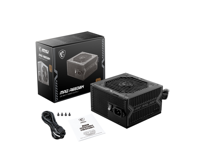 MSI MAG A650BN 650W 80+ Bronze Power Supply: $73.83 MSI MAG A650BN 650W 80+ Bronze Power Supply: $73.83