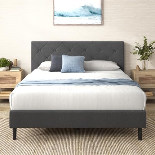 Zinus Full Shalini Upholstered Platform Bed Frame: $129.37 Zinus Full Shalini Upholstered Platform Bed Frame: $129.37