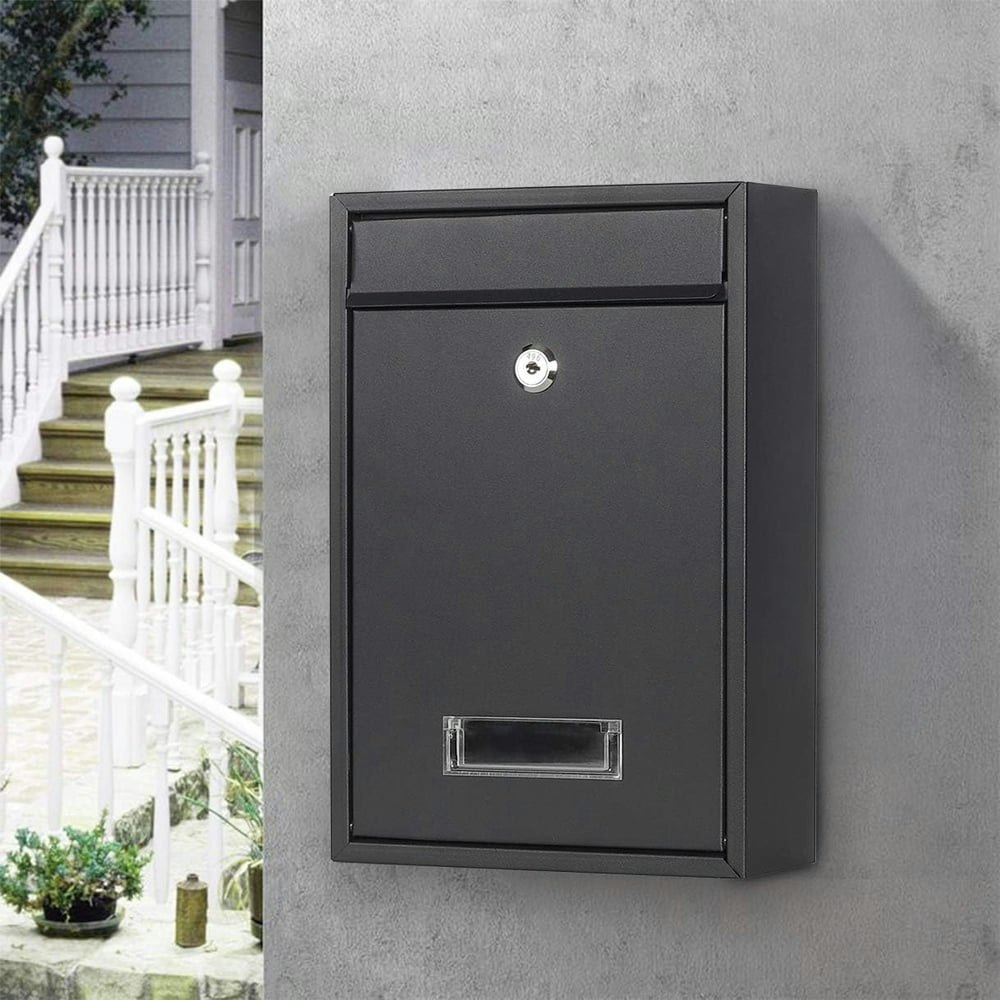 Wall Mount Mailbox with Key Lock: $23.08 Wall Mount Mailbox with Key Lock: $23.08