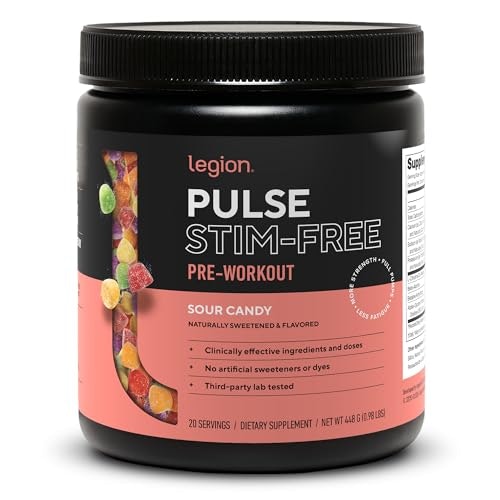 Legion Pulse Caffeine-Free Pre-Workout Supplement: $34.99 Legion Pulse Caffeine-Free Pre-Workout Supplement: $34.99
