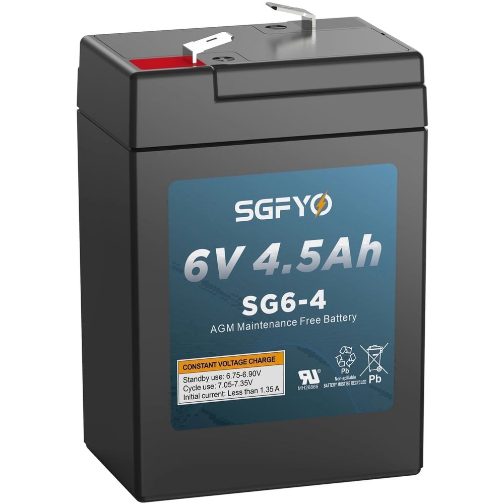 Leoch LP6-4.5 6V 4.5Ah Rechargeable SLA AGM Battery: $15.99 Leoch LP6-4.5 6V 4.5Ah Rechargeable SLA AGM Battery: $15.99