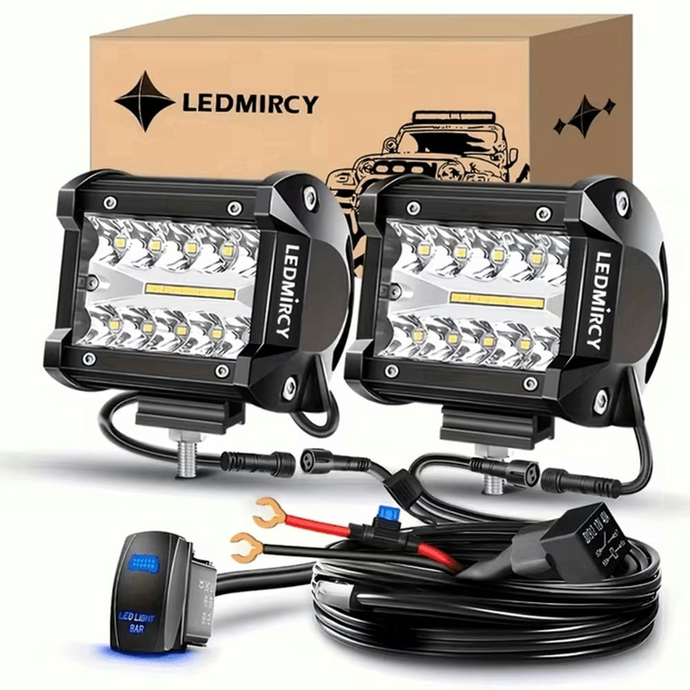 Ledmircy 4-Inch LED Pod Lights 2-Pack: $28.12 Ledmircy 4-Inch LED Pod Lights 2-Pack: $28.12