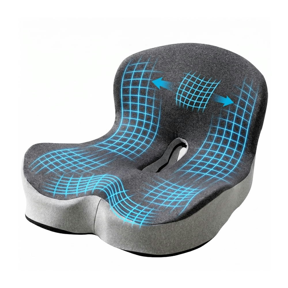 Nalqet Ergonomic Gel Memory Foam Seat Cushion: $27.15 Nalqet Ergonomic Gel Memory Foam Seat Cushion: $27.15
