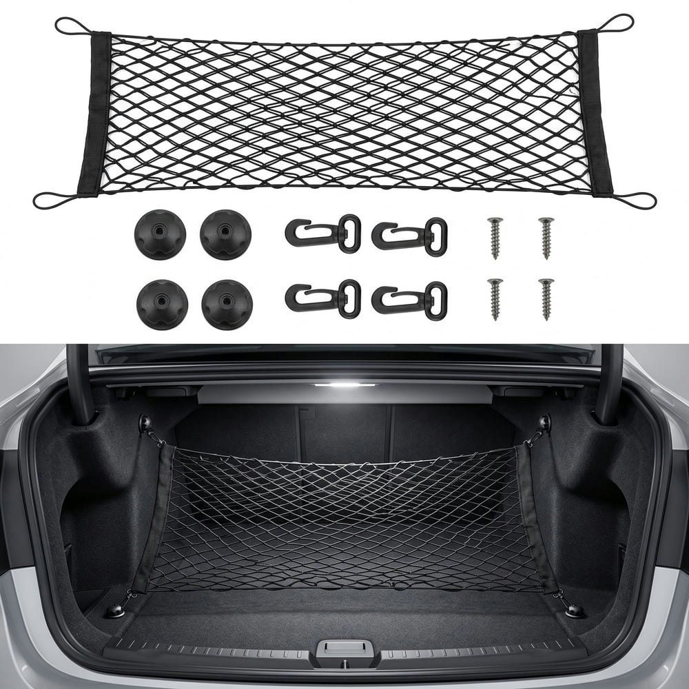 Morsuma 55.1" x 18.5" Double Layer Trunk Cargo Net: $11.99 Morsuma 55.1" x 18.5" Double Layer Trunk Cargo Net: $11.99