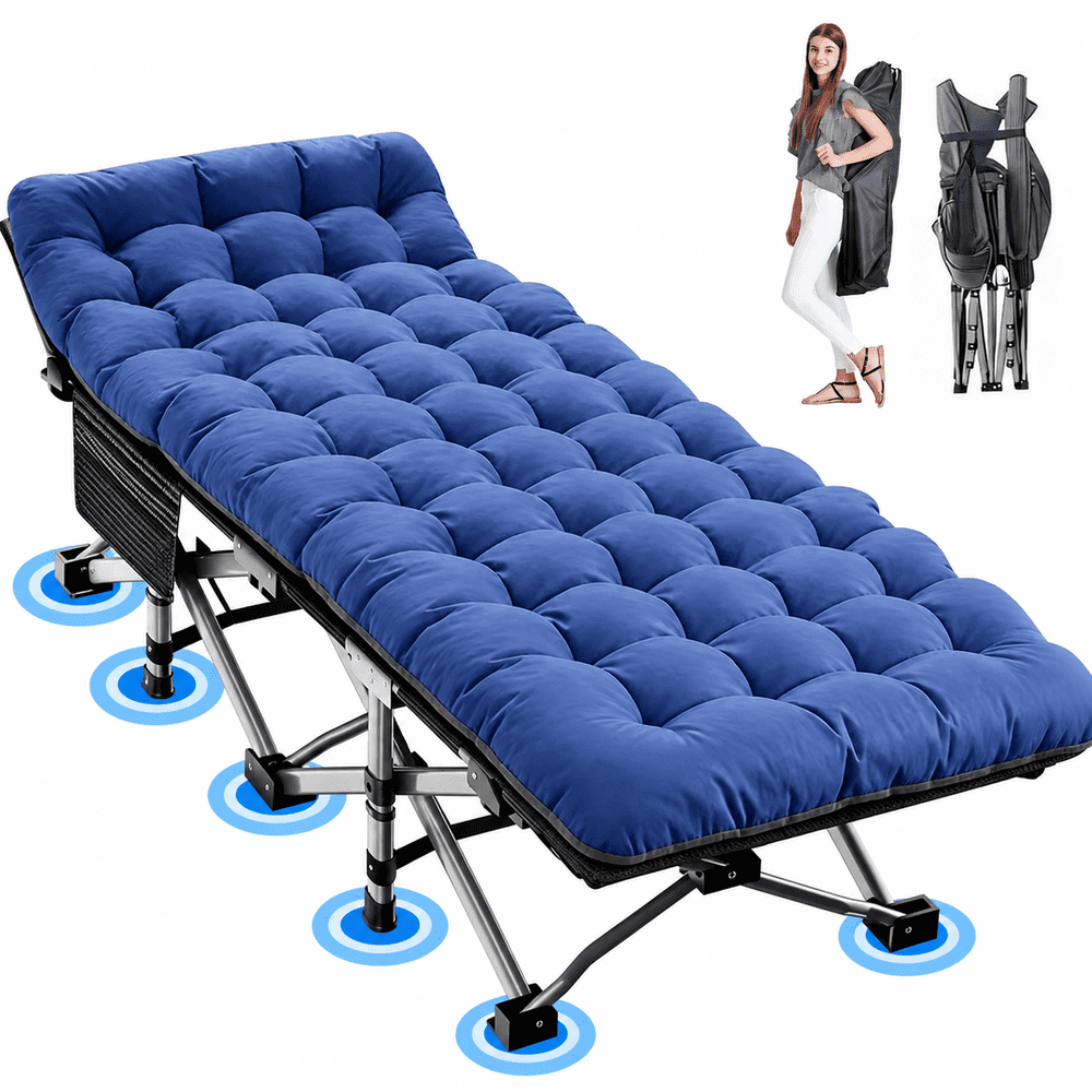 Slsy XL Folding Camping Cot with Mattress: $54.39 Slsy XL Folding Camping Cot with Mattress: $54.39