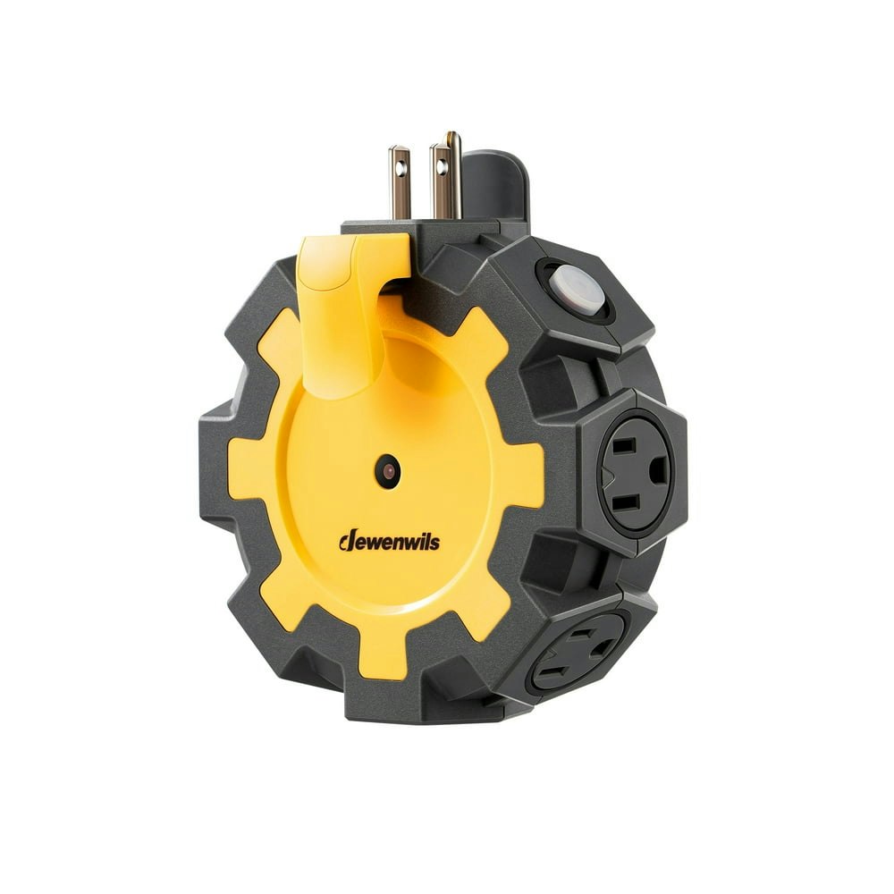 Dewenwils 6-Outlet Heavy Duty Power Hub: $13.99 Dewenwils 6-Outlet Heavy Duty Power Hub: $13.99