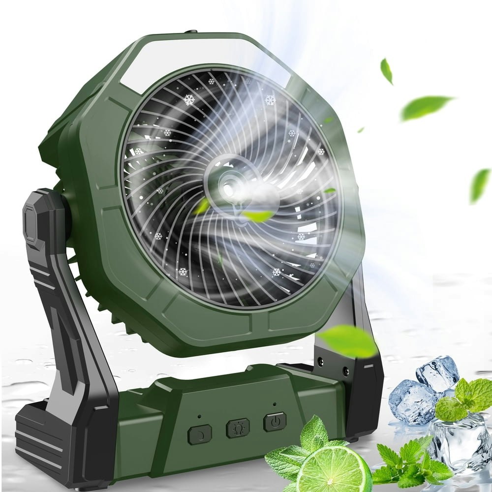 Portable Misting Fan 8-Inch 10,000mAh Rechargeable Cooling Fan: $26.12 Portable Misting Fan 8-Inch 10,000mAh Rechargeable Cooling Fan: $26.12